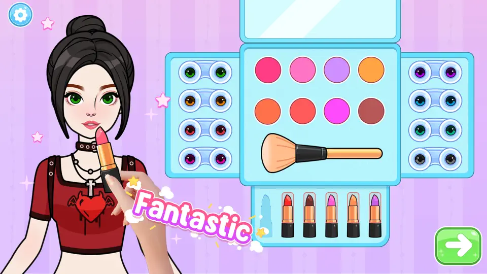 Captura de pantalla de Paper Doll Makeover & Dress Up en iPhone 3
