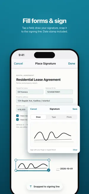 Reader Ink: PDF Editor & Sign screenshot 3
