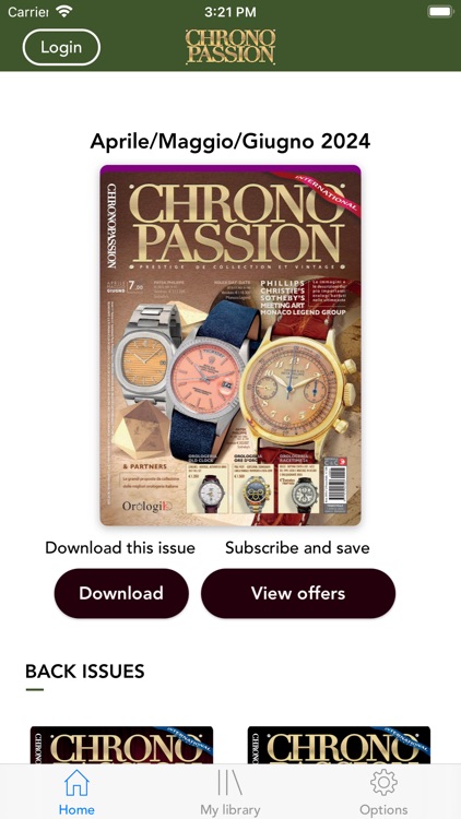RIVISTA CHRONO PASSION
