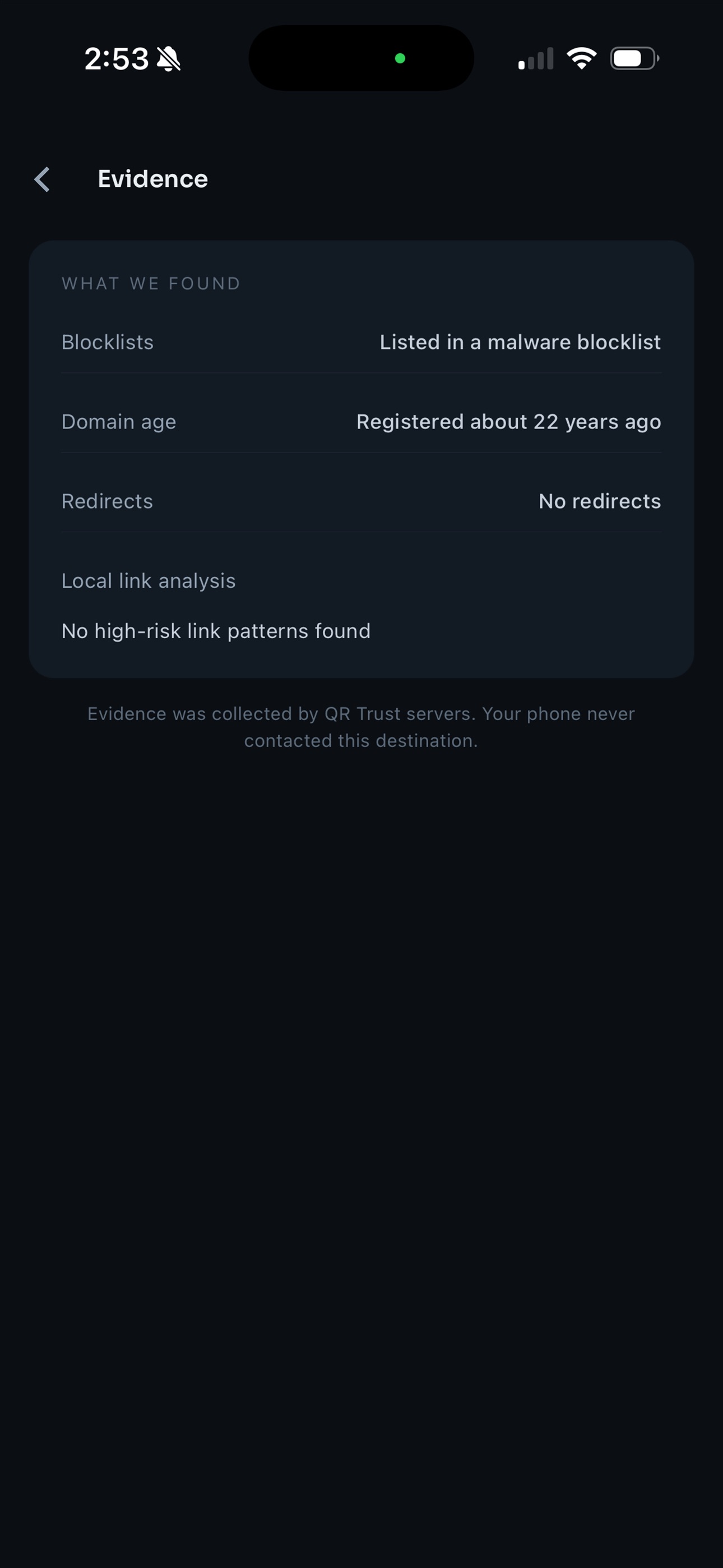 Screenshot 5 of QR-Trust