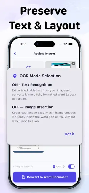 Image to Word Converter - Docx screenshot 4