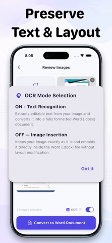 Image to Word Converter - Docx Screenshot 4 of 6