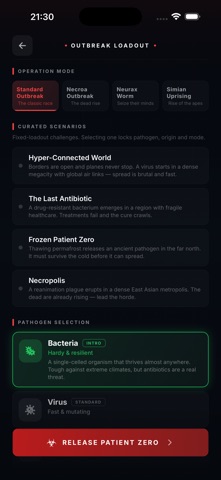 Disease Dynamics iPhone screenshot