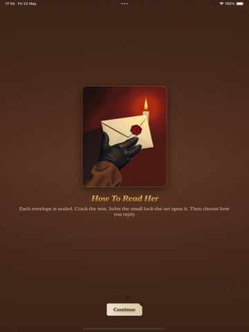 Letters Under Wax iPad screenshot 1