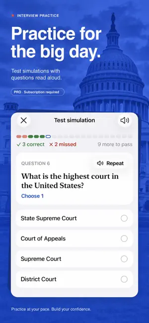 Citizenship Test: USCIS Civics screenshot 2