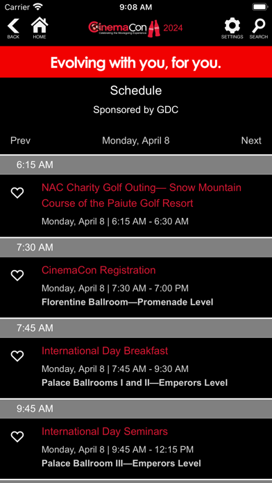 CinemaCon 2025 Screenshot