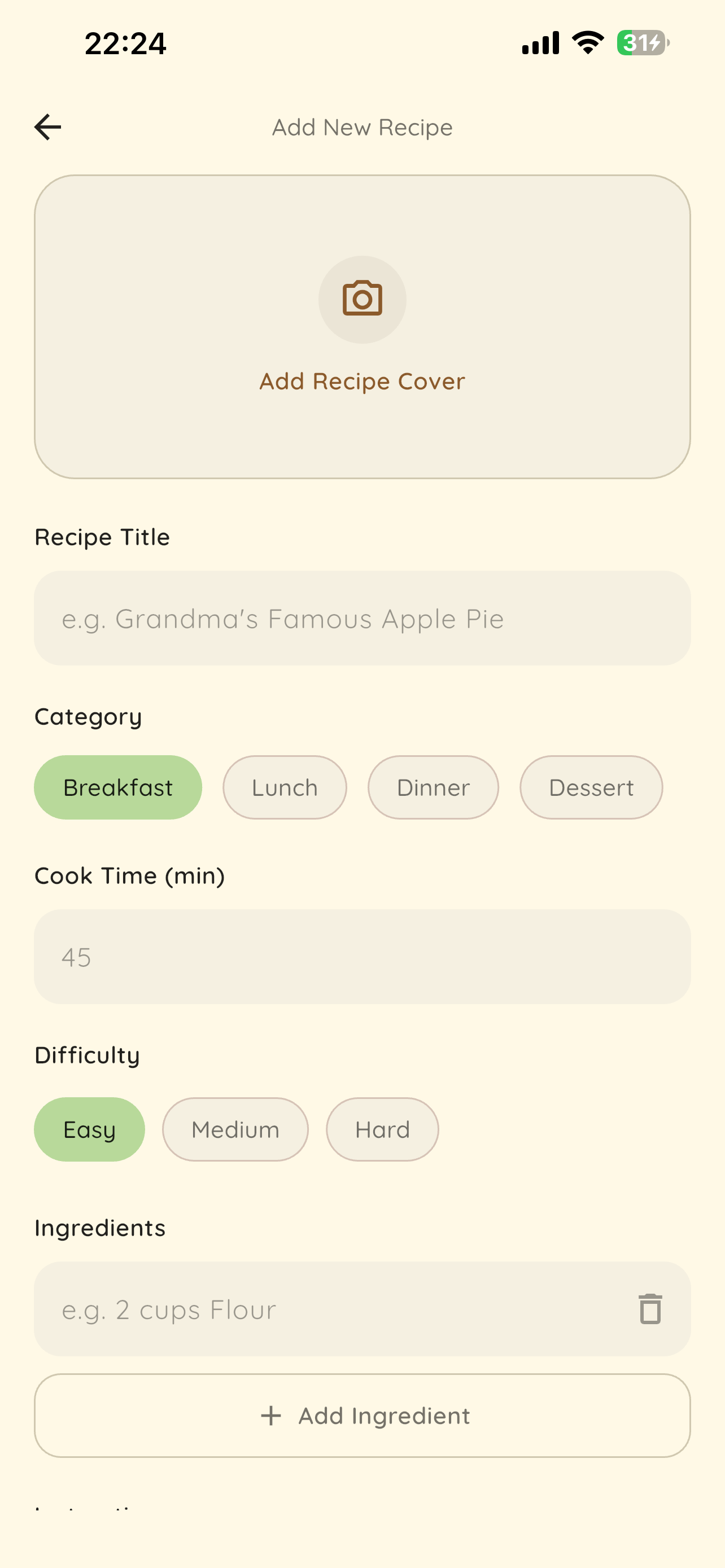 Home Cookbook: Recipe Manager screenshot 5