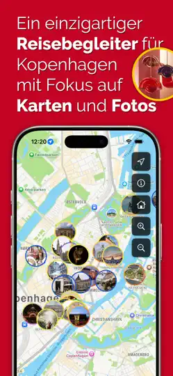 Screenshot von Copenhagen Visually, Guide auf dem iPhone 1