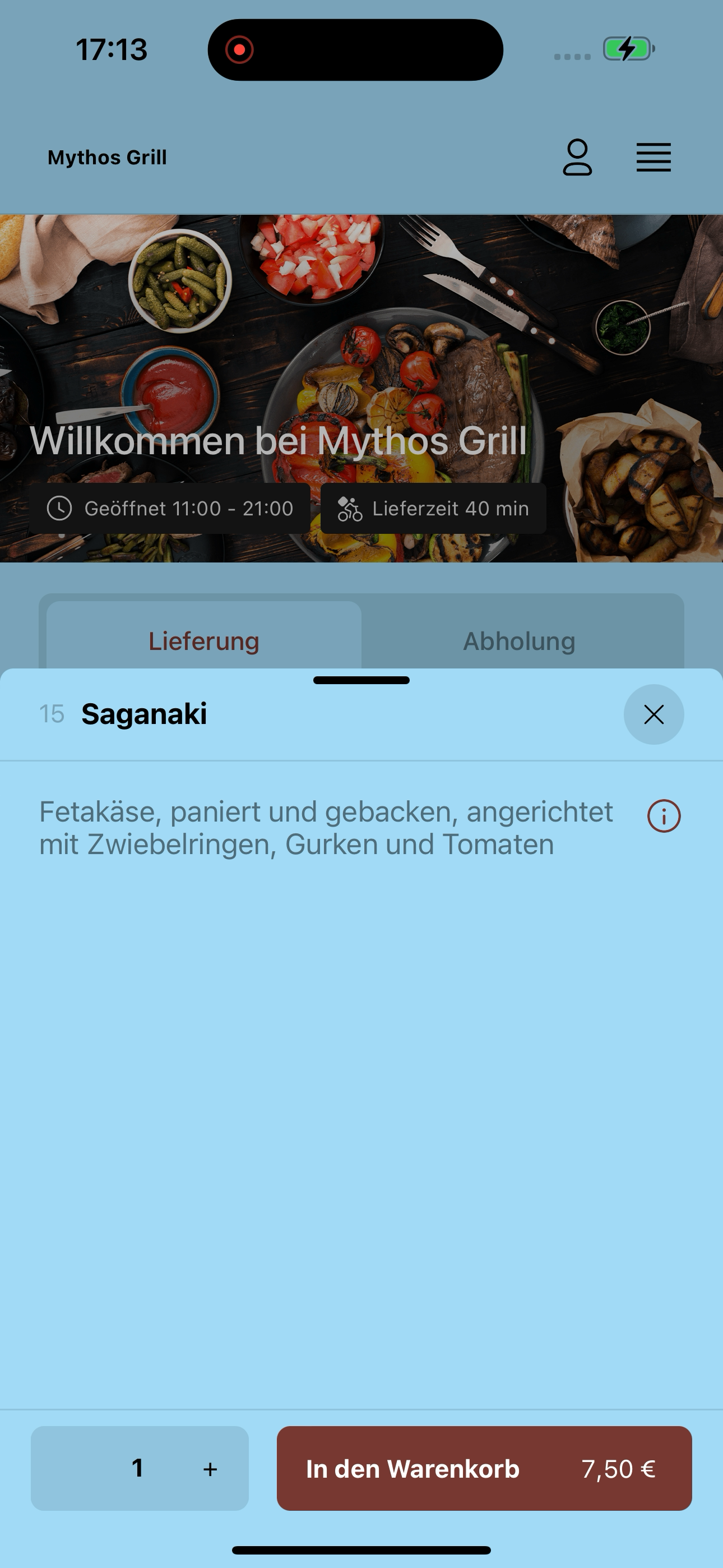 Mythos Grill DE screenshot 8