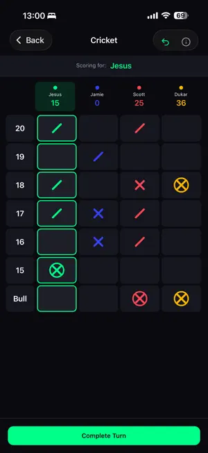 Dart Spot Score Keeper screenshot 2