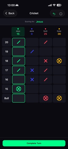 Dart Spot Score Keeper Screenshot 2 of 5