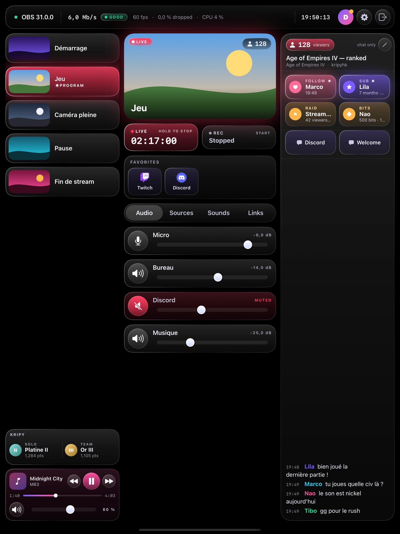 Screenshot 5 of Kripy Deck OBS