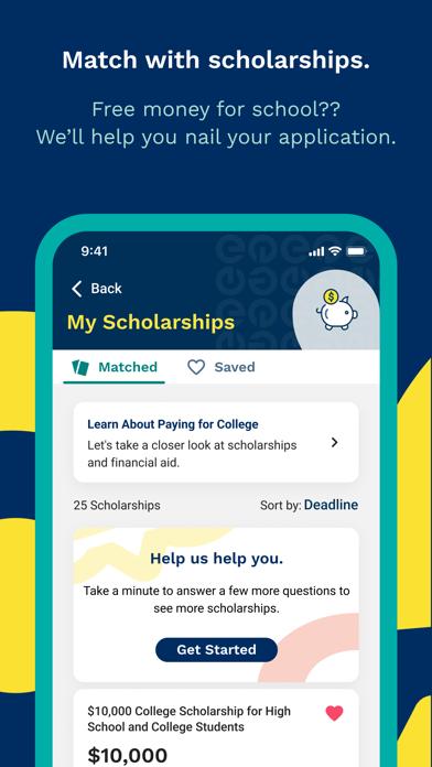 Encourage | College Planning Screenshot