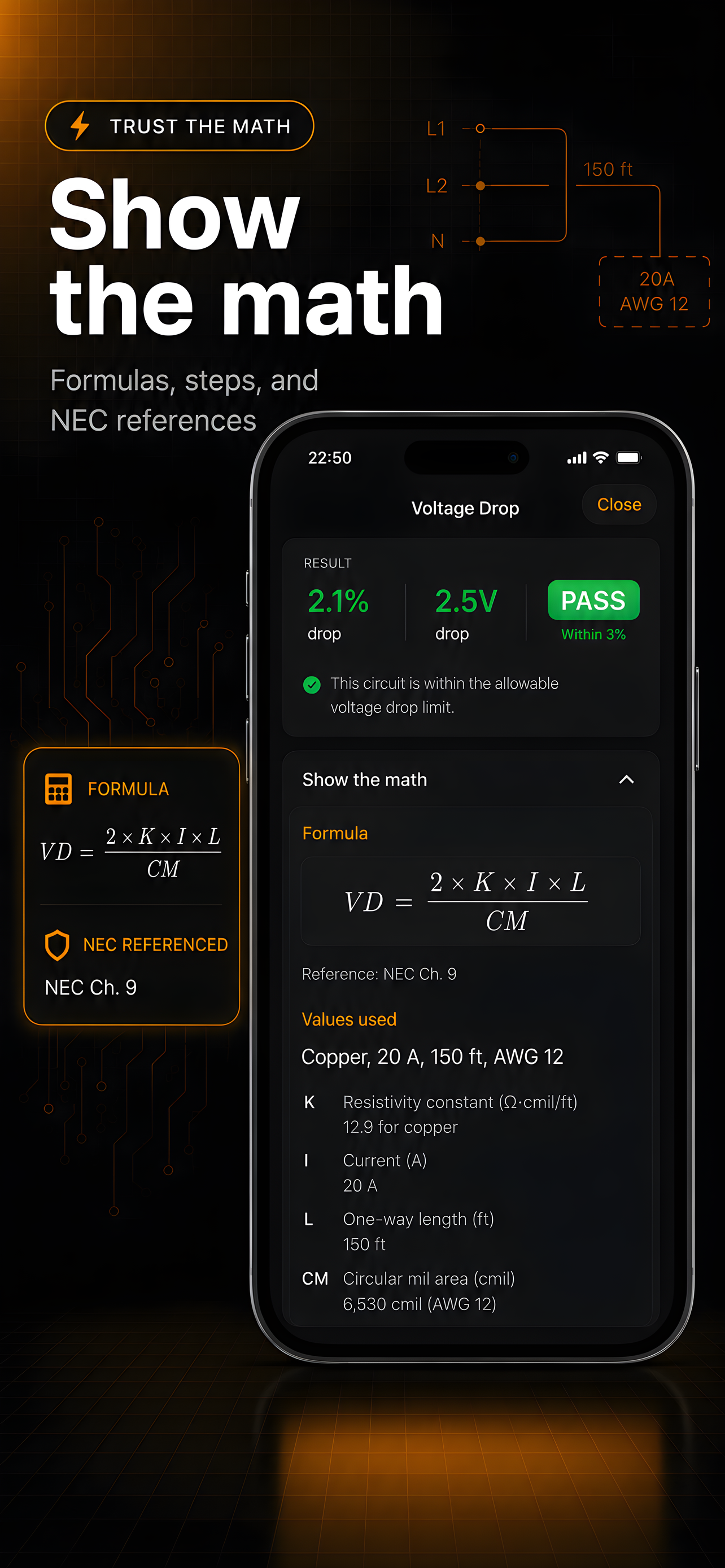 WireSpan: Conduit Fill Calc screenshot 3