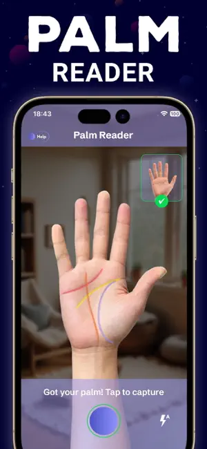 Palm Reader: Palmistry Life iPhone screenshot 1