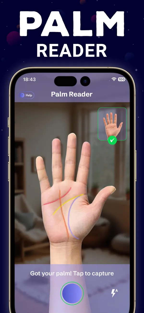 Screenshot #1 pour Palm Reader: Palmistry Life