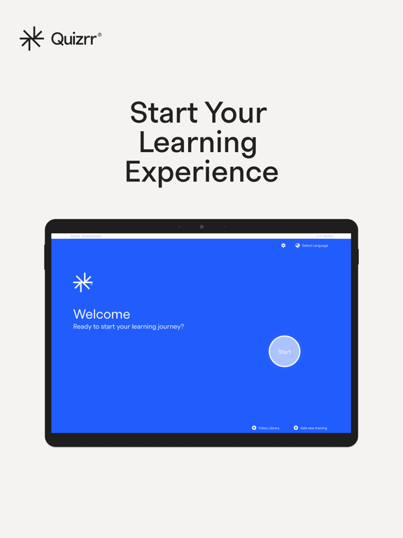 Screenshot #4 pour Quizrr Tablet Training