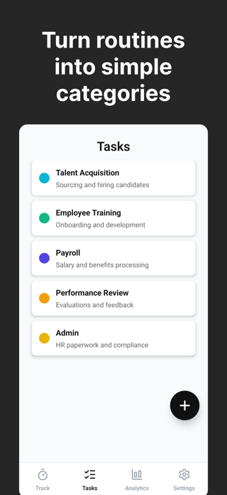 Tracktim: Time Tracker Screenshot 2 of 3