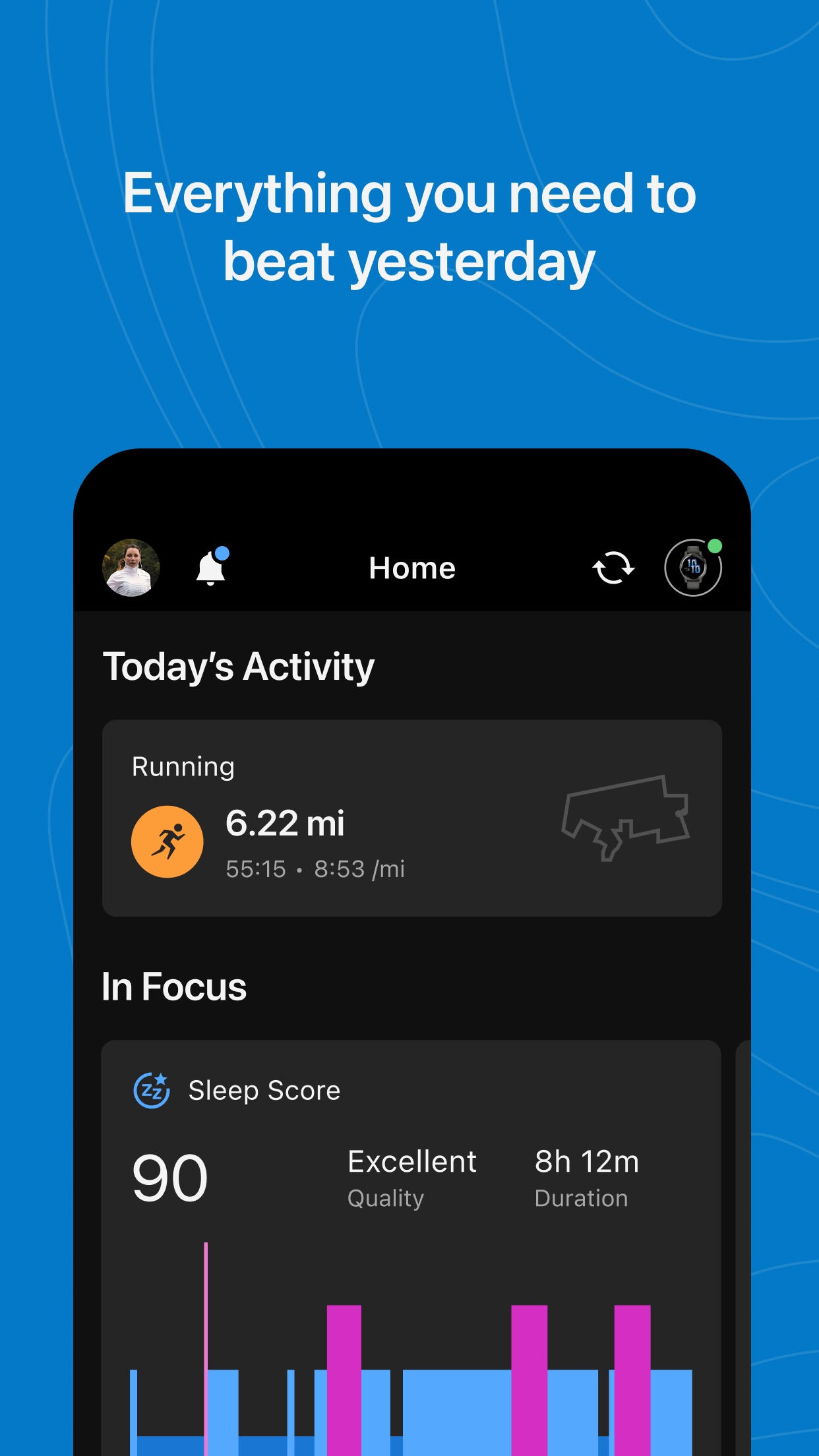 Garmin Connect™ screenshot 1
