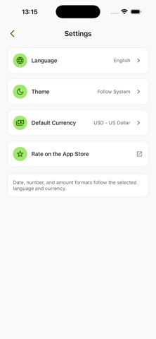 IOU Ledger Screenshot 5 of 6