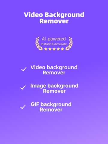 Video Background Remover - AI iPad screenshot