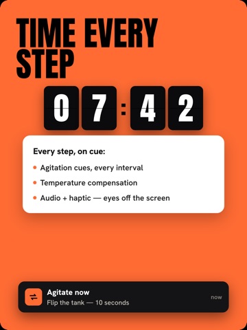 Safelight: Darkroom Timer iPad screenshot