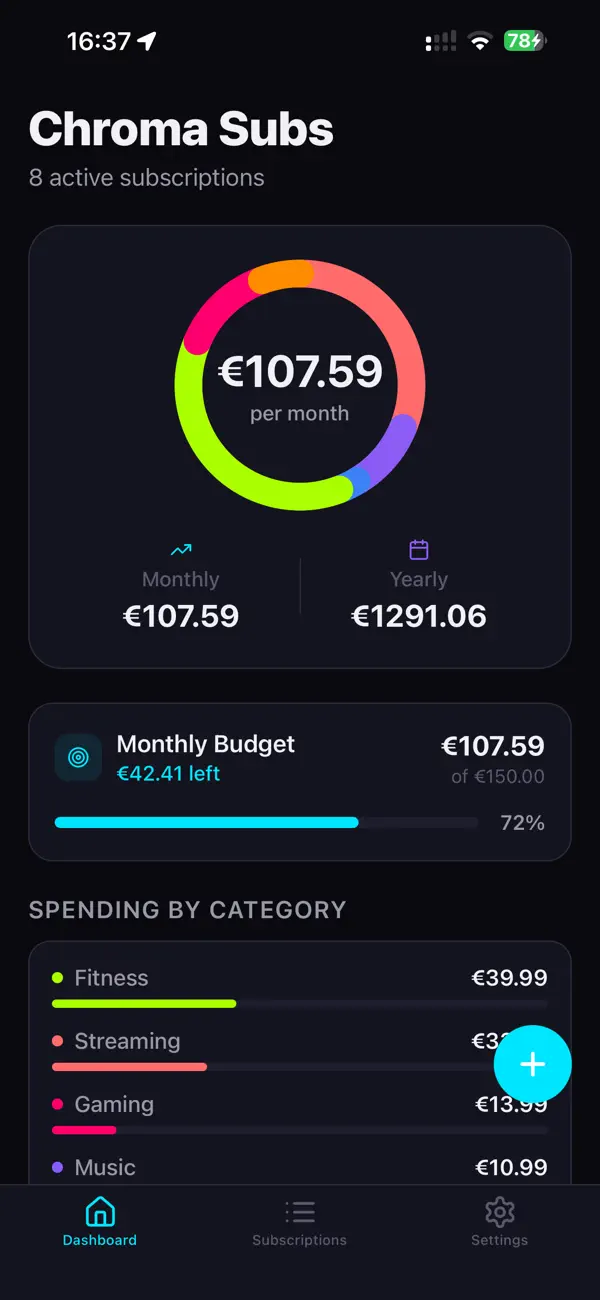 #1. Chroma Subs (iOS) Által: Gianfranco Antenucci