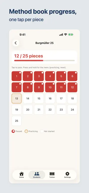 Otolog - Music Lesson Log screenshot 2