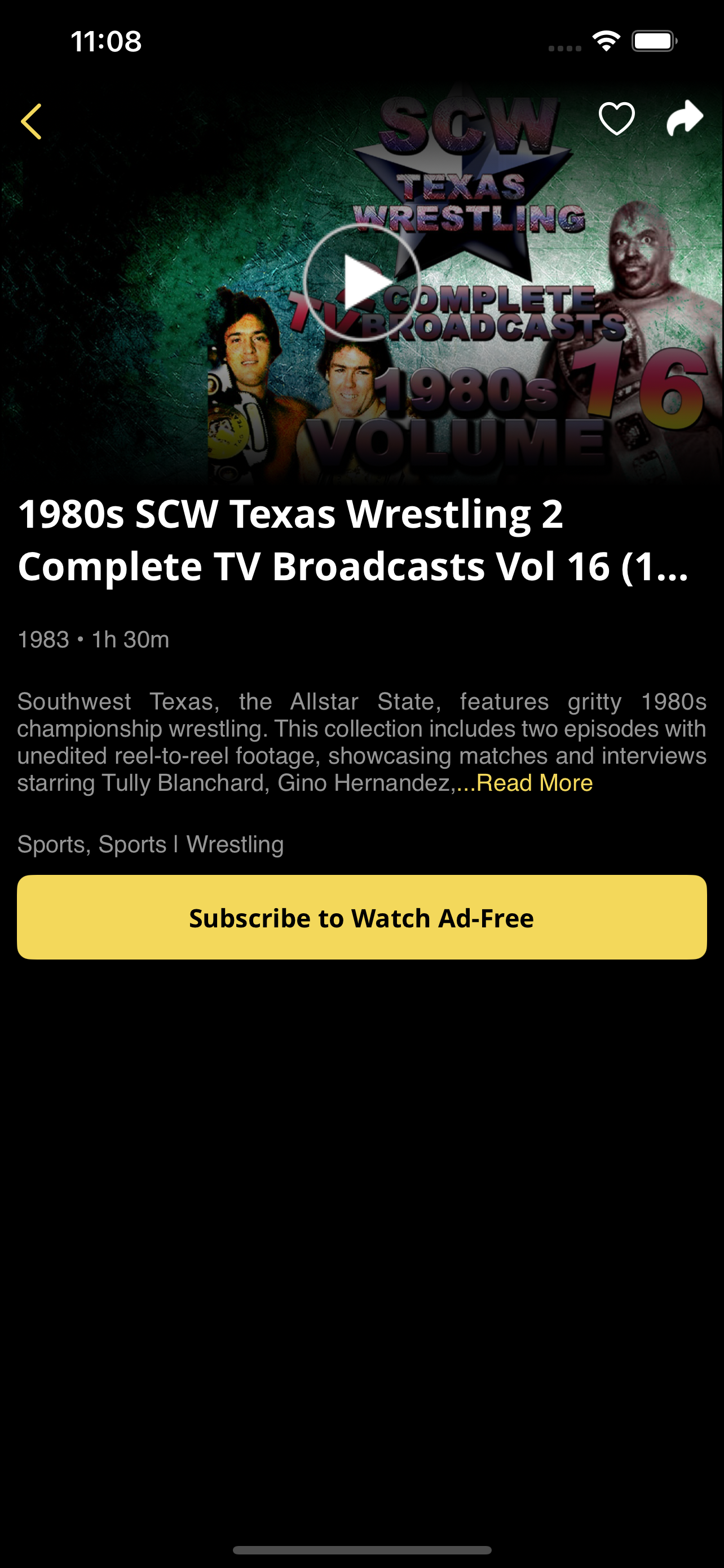 Wrestling TV Channel