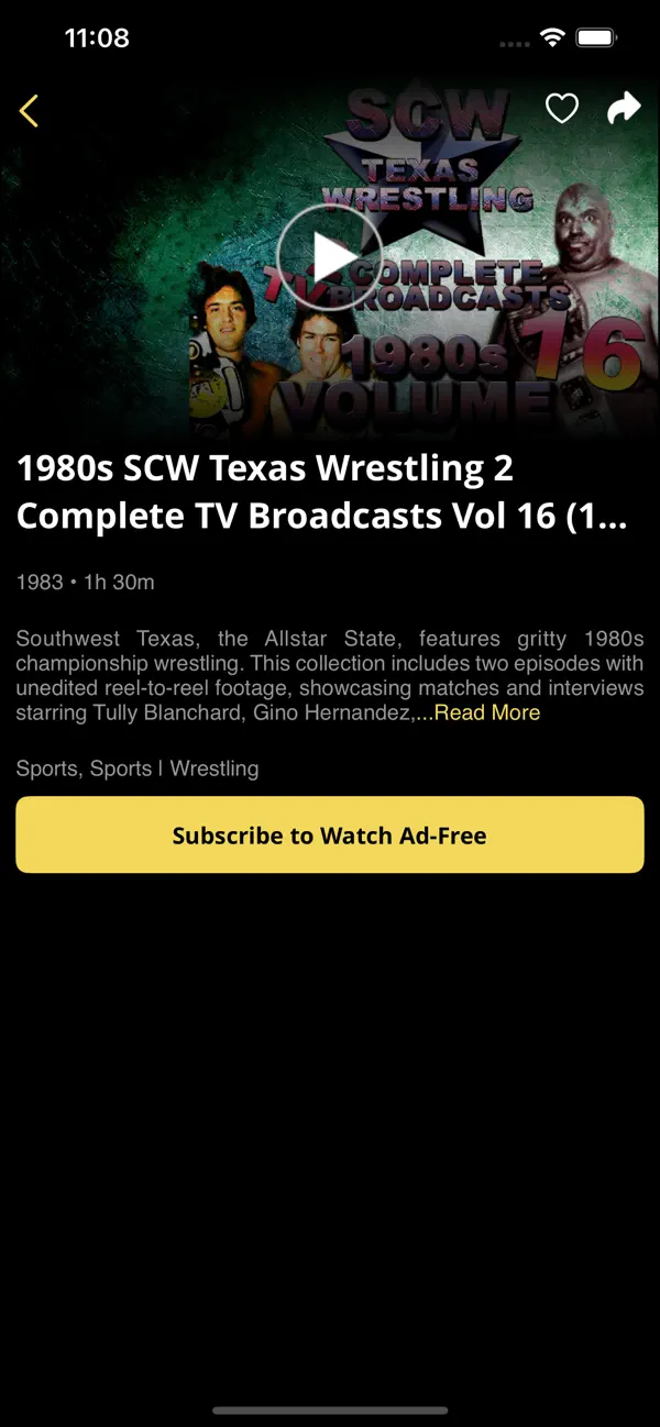Screenshot #3 pour Wrestling TV Channel