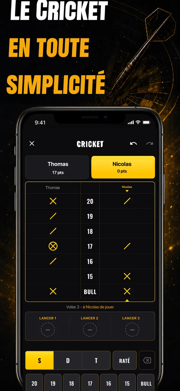 Screenshot #3 pour Fléchettes Score & Compteur