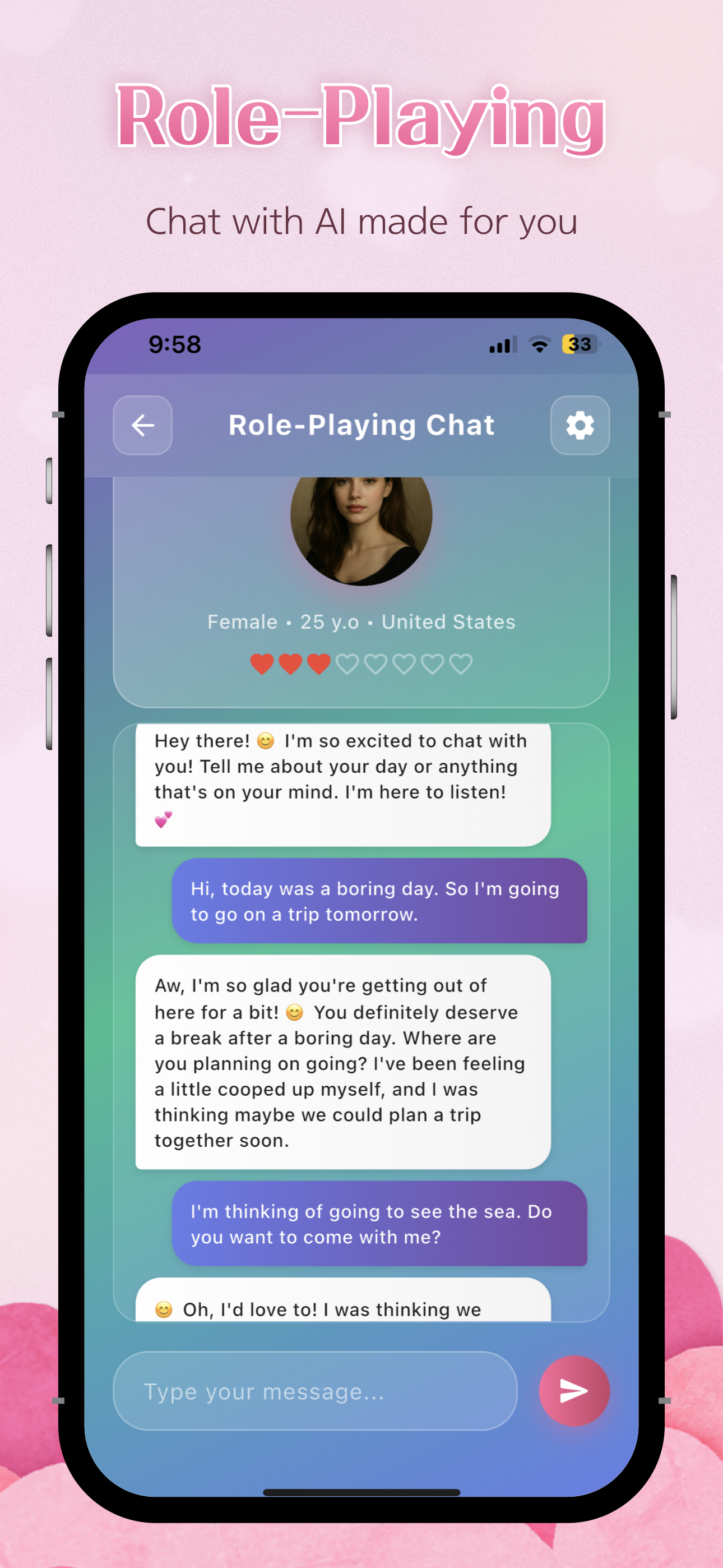 Lovvly - AI GirlFriend Chat
