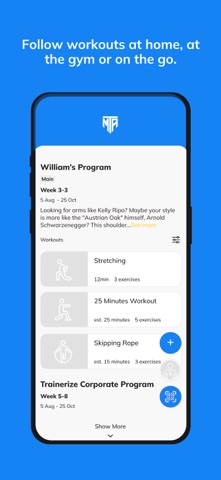Workout Trainer App screenshot