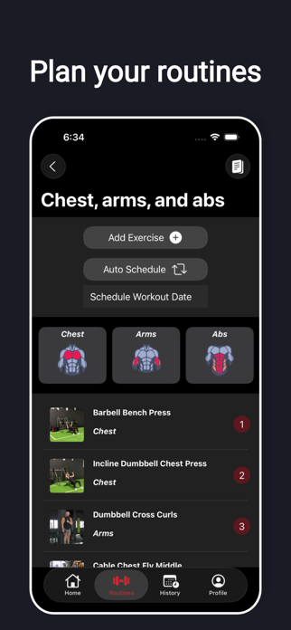 Fit Workout Routine: Planner Screenshot 4 of 6