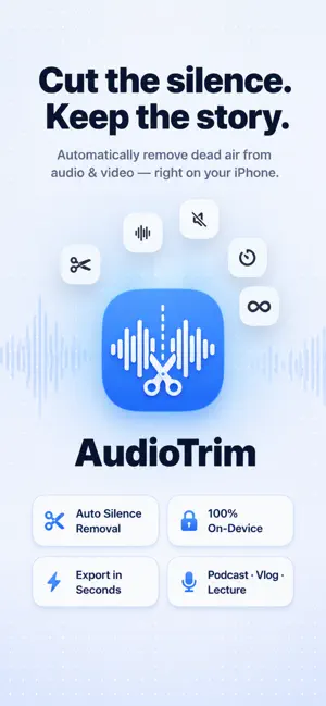Remove Silence - AudioTrim screenshot 1