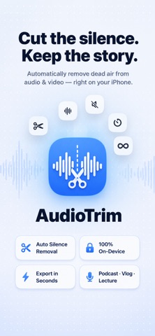 Remove Silence - AudioTrim Screenshot 1 of 4