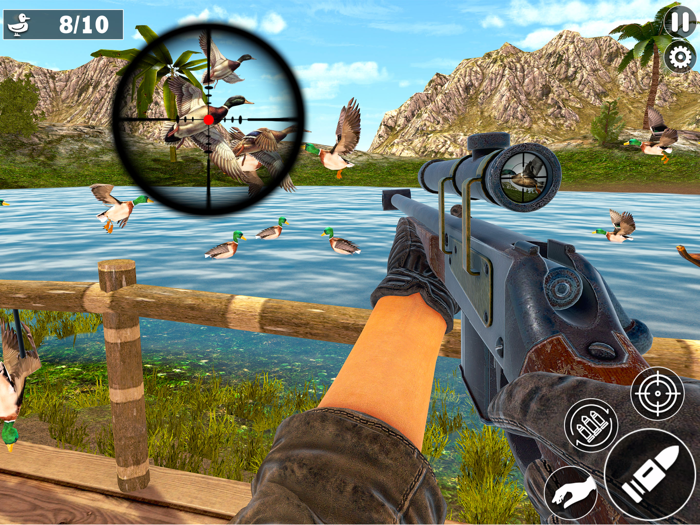 ダックハンティング 3D バードシューター