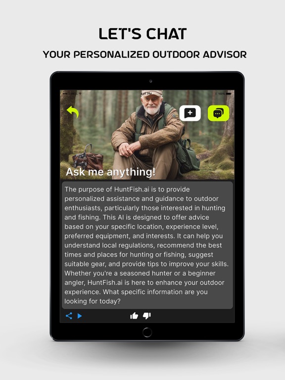 HuntFish.AI iPad screenshot 6 - Sports app