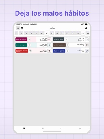 HelloHabit - Habit Tracker iPad screenshot 8