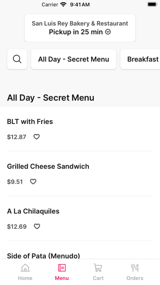 App screenshot