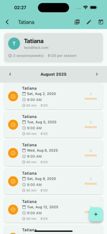 MiniControle: Practice Mgmt screenshot