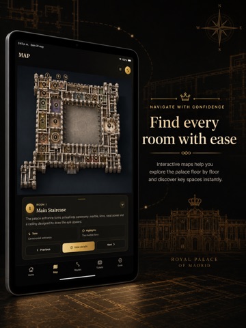 Royal Palace of Madrid iPad screenshot
