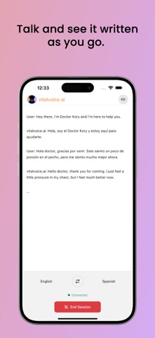 vitalvoice.ai screenshot
