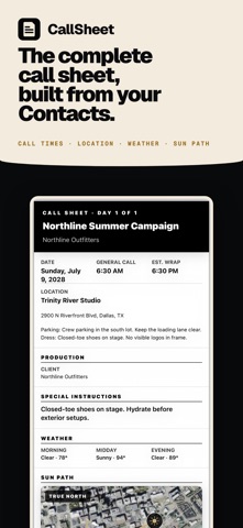 CallSheet: Crew Calls Screenshot 1 of 10