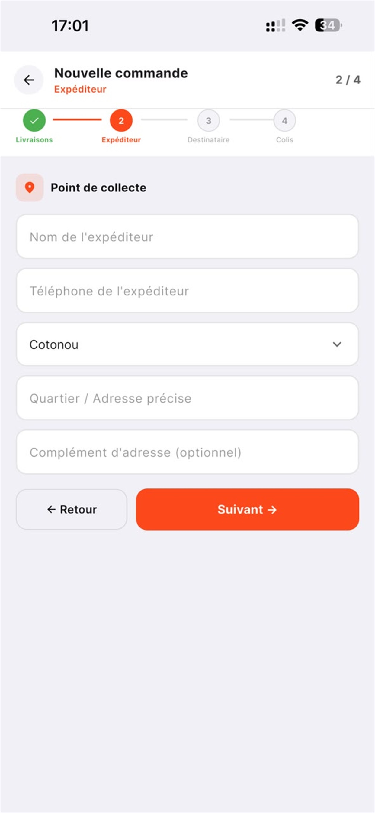LeTransporteur - Client screenshot 5