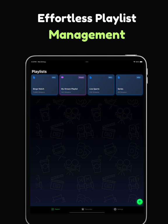 Smart IPTV Player - Live TV iPad screenshot 2 - Entertainment app