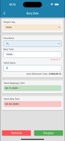 Musteri Takip Screenshot 4 of 7