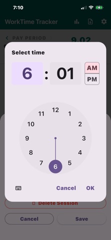 KBL WorkTime Tracker screenshot