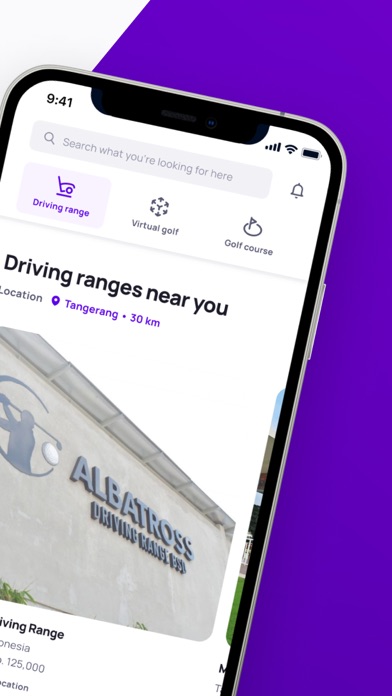 Swing - Golf Booking App Screenshot