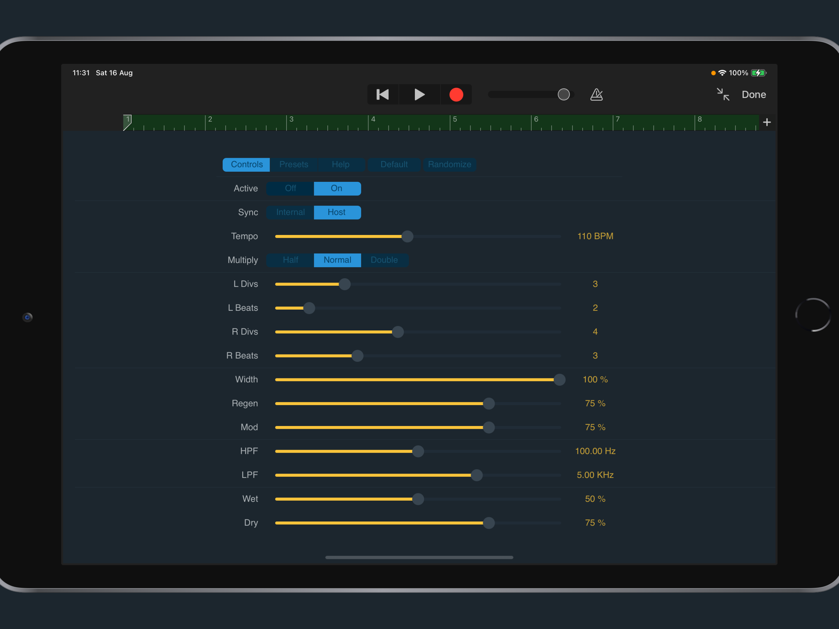 PolyDelay screenshot 7